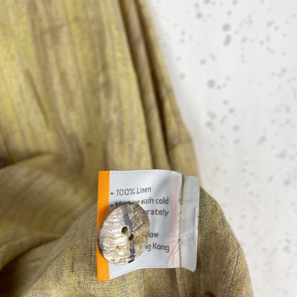 Fridaze Linen Button Front Jacket 0X - Picture 11 of 11